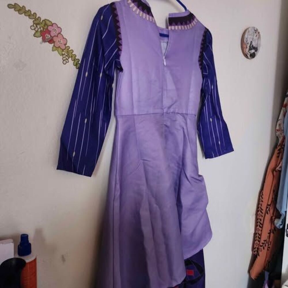 Girls Layered Long Sleeve Prairie Look Dress - Picture 4 of 5